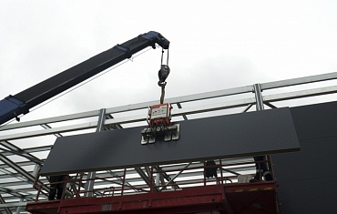 Монтаж сэндвич-панелей